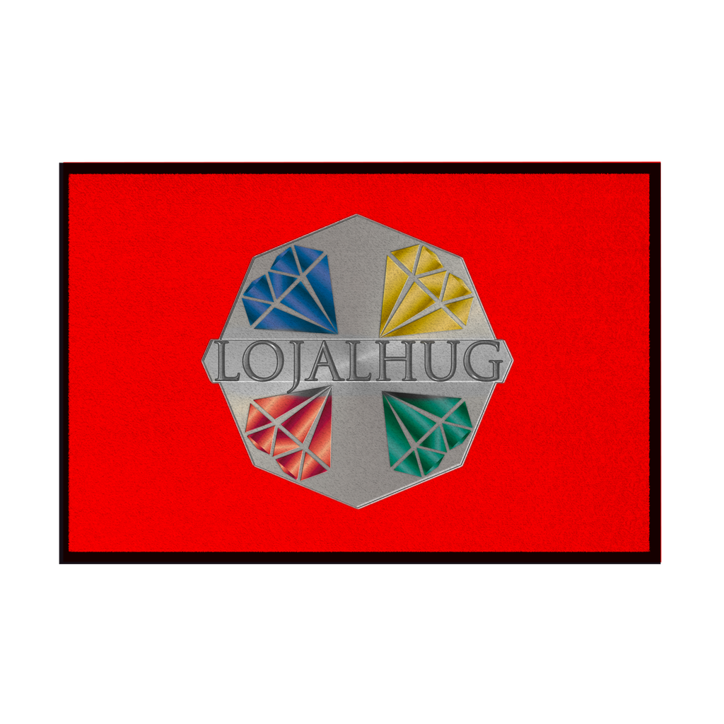 Fußmatte mit Gummirand Lojalhug