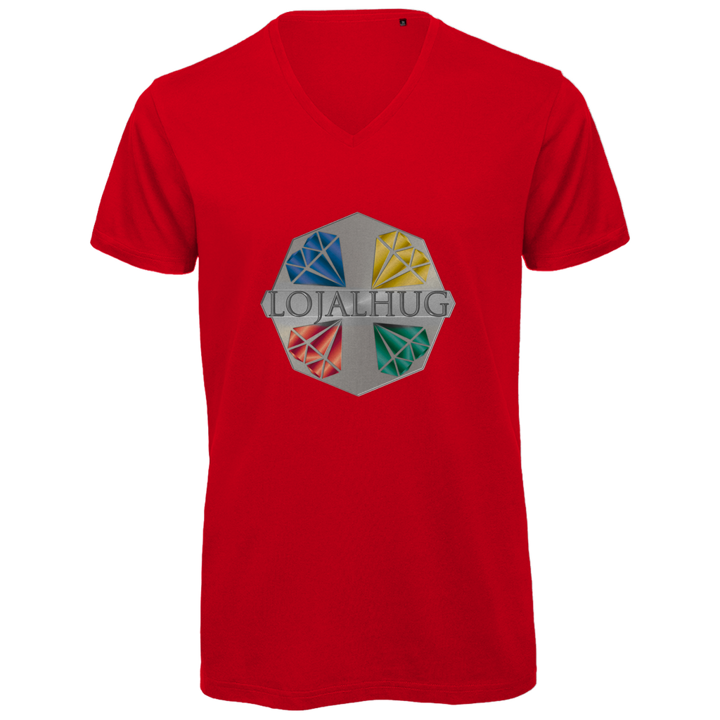 Herren Premium Bio V-Neck T-Shirt Lojalhug