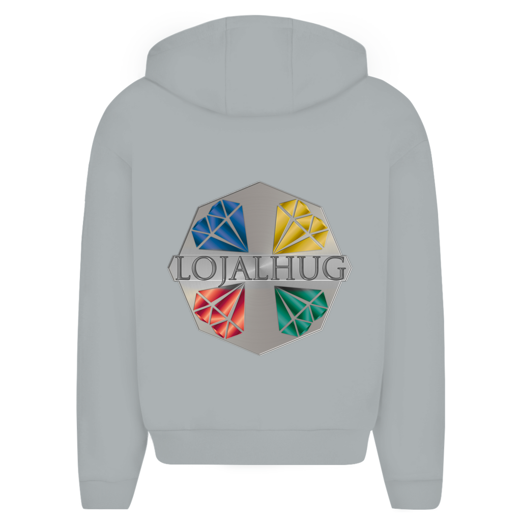 Herren Oversize Zipper Hoodie Lojalhug