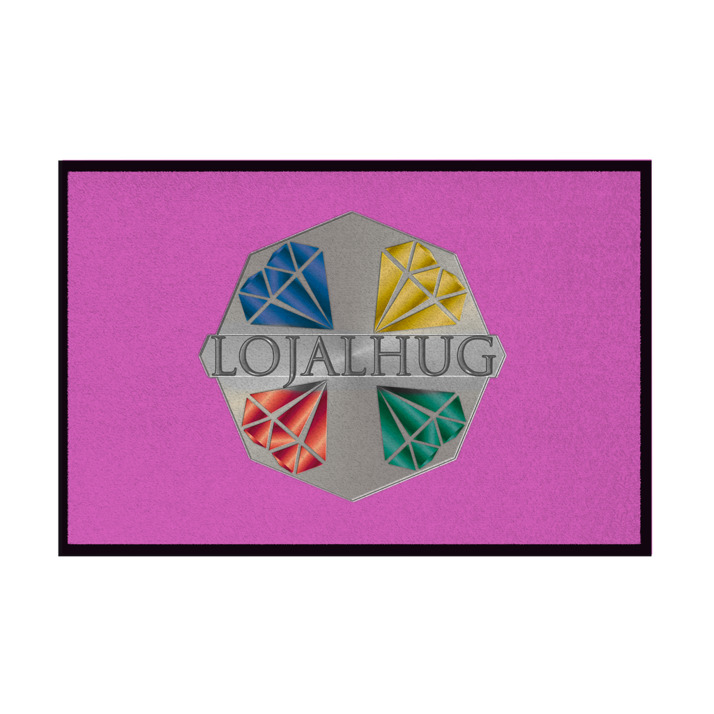 Fußmatte mit Gummirand Lojalhug