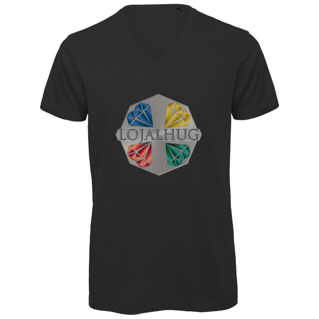 Herren Premium Bio V-Neck T-Shirt Lojalhug