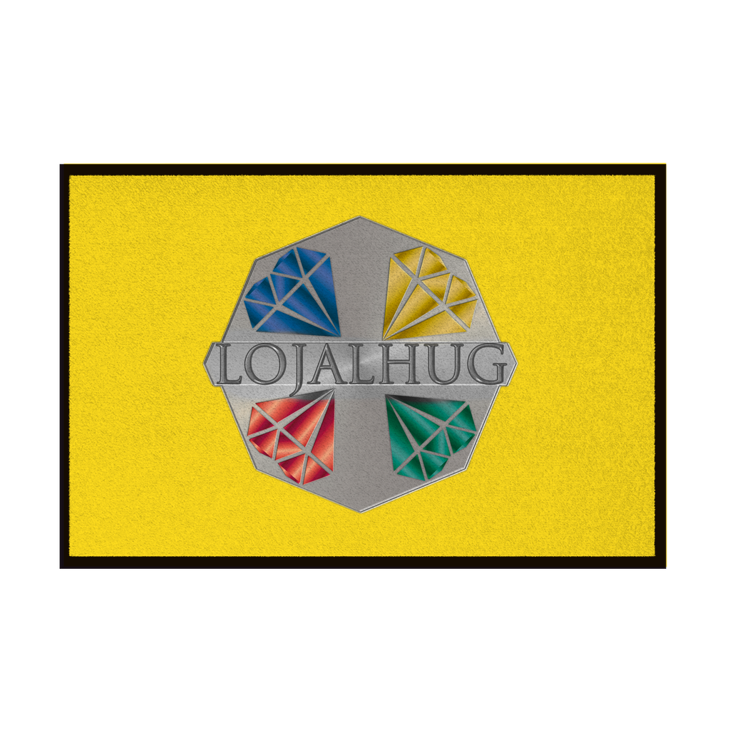 Fußmatte mit Gummirand Lojalhug