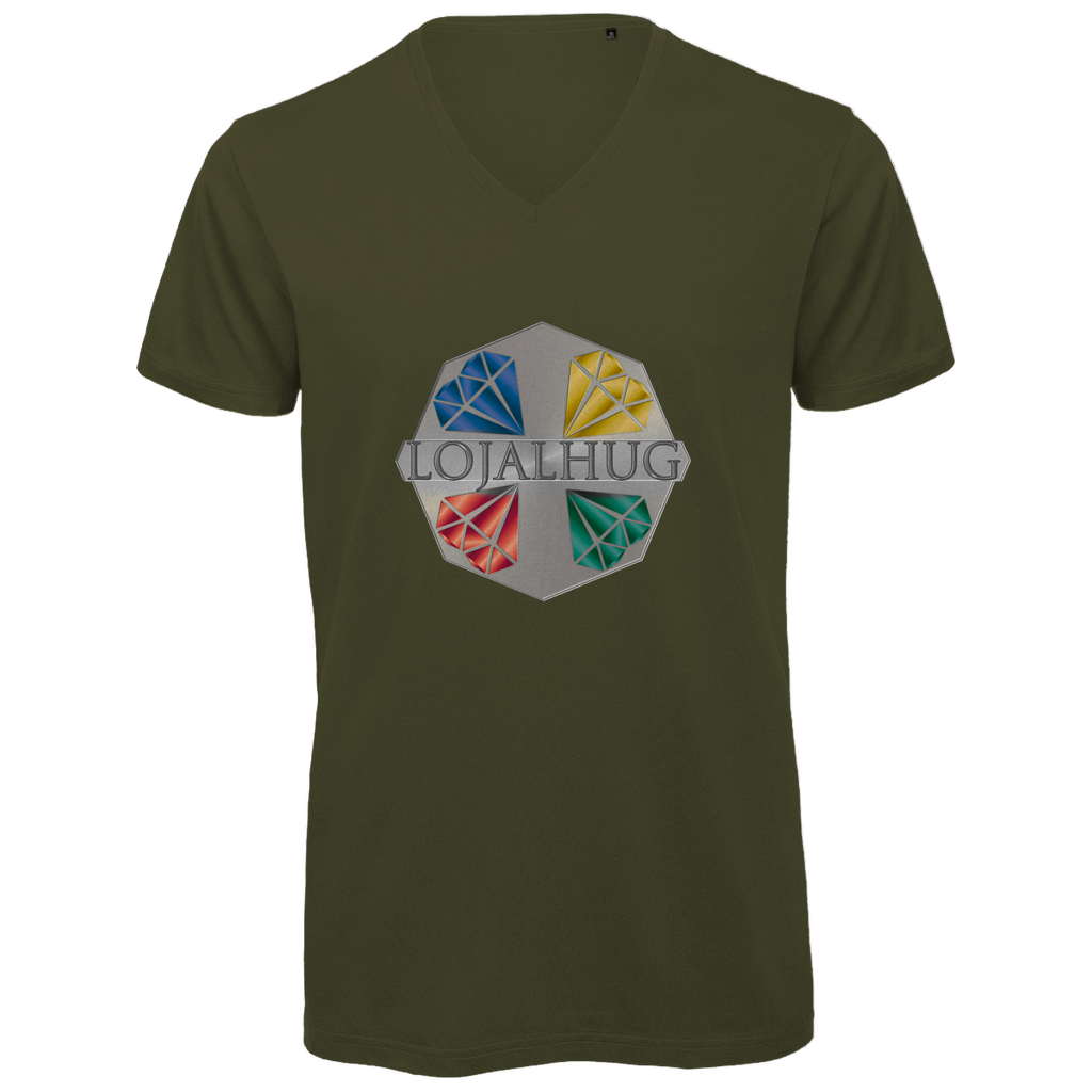 Herren Premium Bio V-Neck T-Shirt Lojalhug