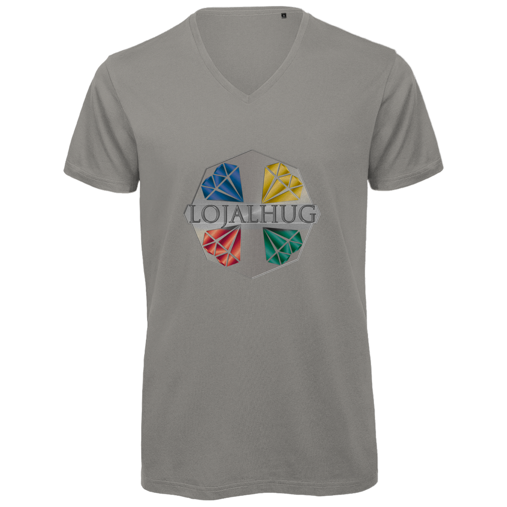 Herren Premium Bio V-Neck T-Shirt Lojalhug
